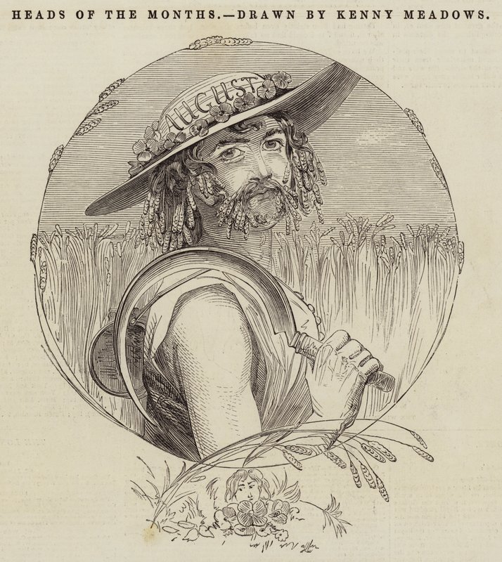 Köpfe der Monate von Joseph Kenny Meadows