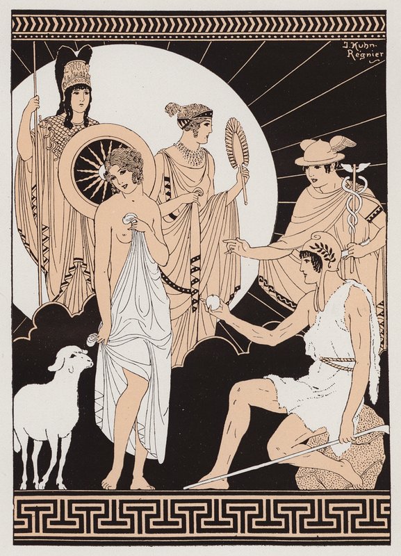 Das Urteil des Paris von Joseph Kuhn Regnier