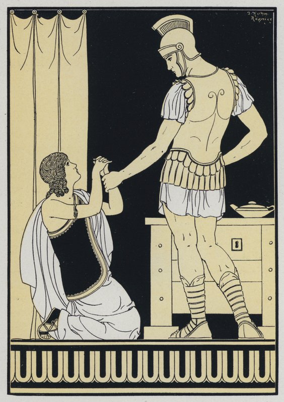 Geschichte von entführten jungen Mädchen von Joseph Kuhn Regnier