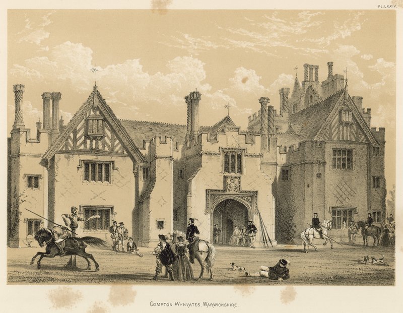 Compton Wynyates, Warwickshire von Joseph Nash