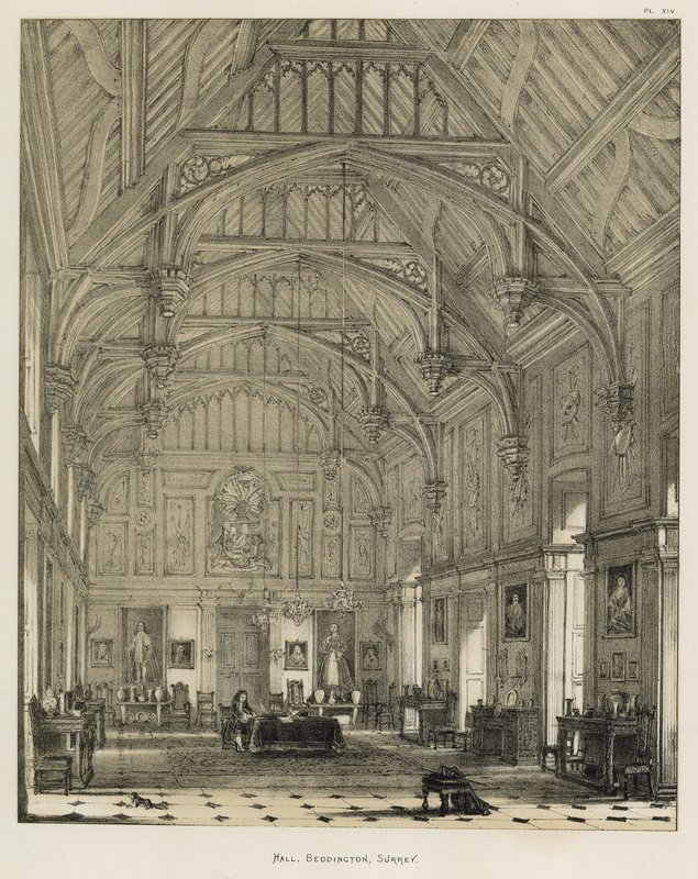 Halle, Beddington, Surrey von Joseph Nash