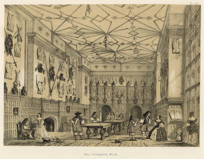 Halle, Littlecotes, Wilts von Joseph Nash