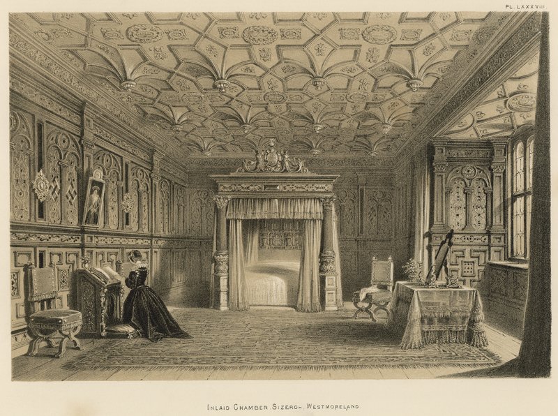 Einlegekammer, Sizergh, Westmoreland von Joseph Nash