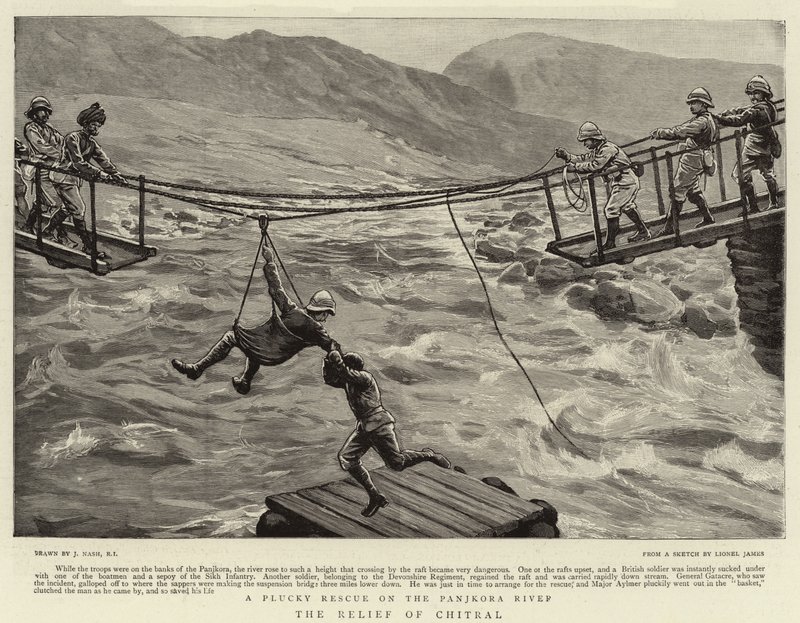 Die Entlastung von Chitral von Joseph Nash
