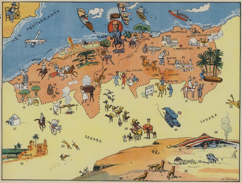 Algerien von Joseph Porphyre Pinchon