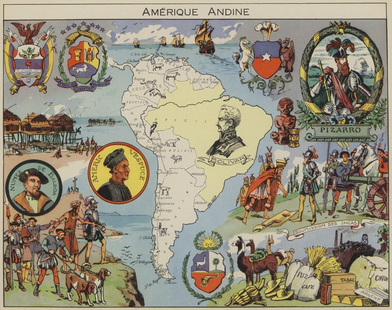 Amerique Andine von Joseph Porphyre Pinchon