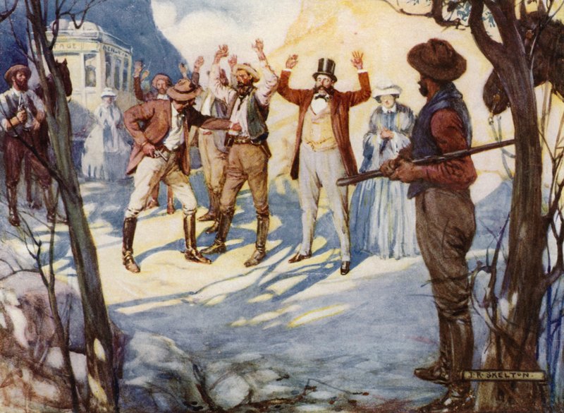 Bushrangers in Australien von Joseph Ratcliffe (after) Skelton