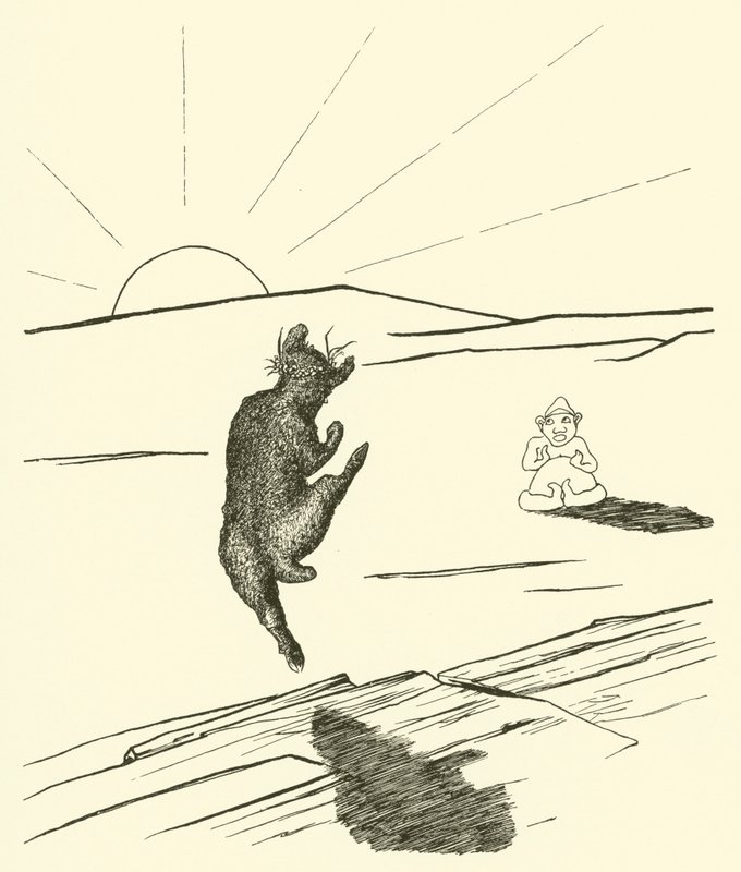 Alter Mann Känguru von Joseph Rudyard (after) Kipling