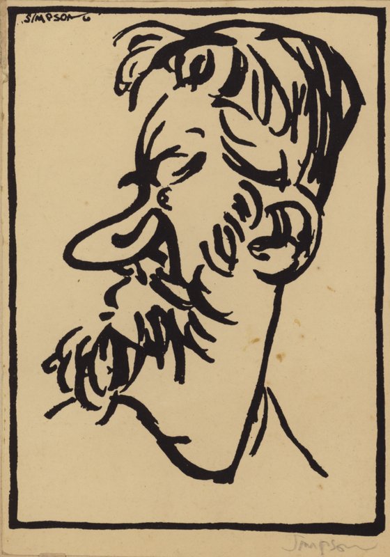 George Bernard Shaw von Joseph Simpson