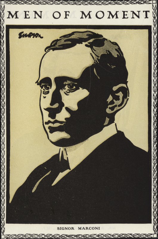 Guglielmo Marconi von Joseph Simpson