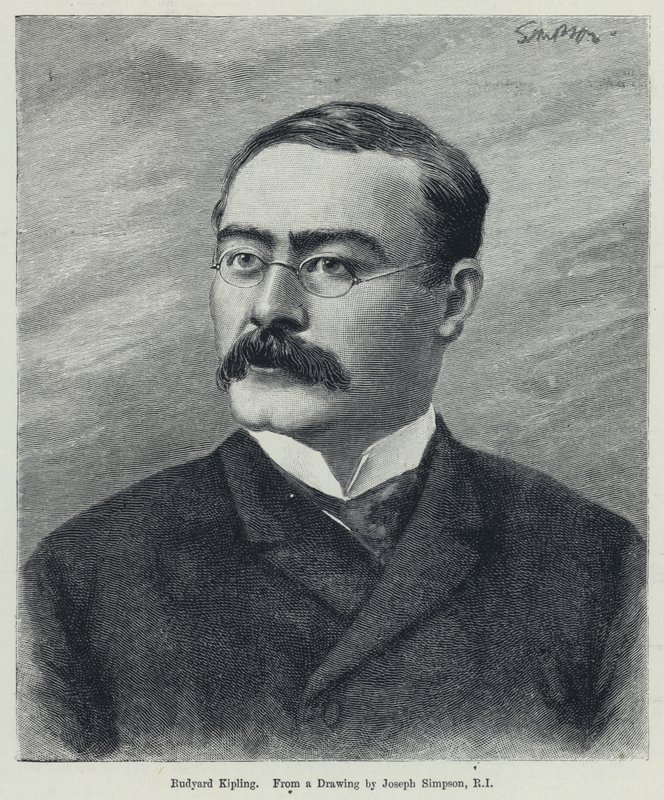Rudyard Kipling von Joseph Simpson