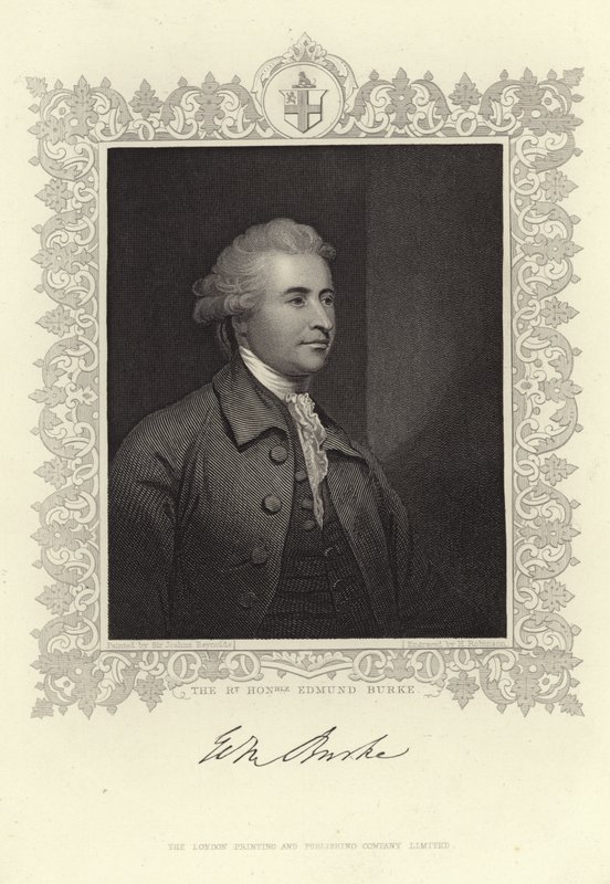 Porträt von Edmund Burke von Joshua Reynolds