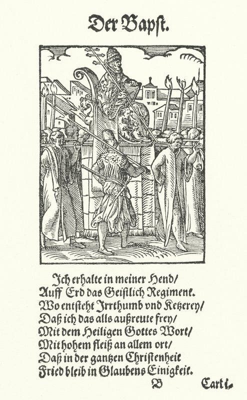 Der Papst von Jost (after) Amman