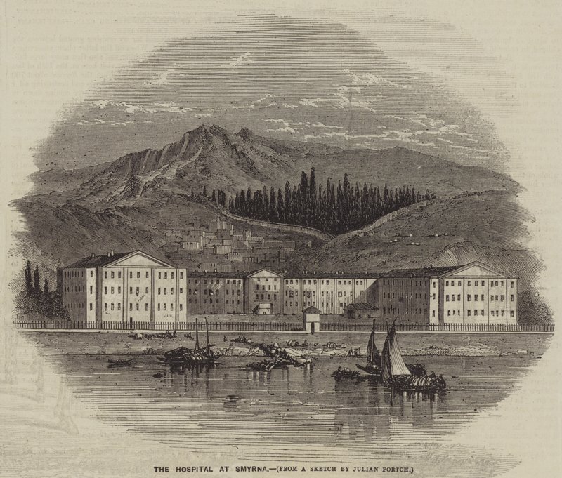 Das Krankenhaus in Smyrna von Julian Portch