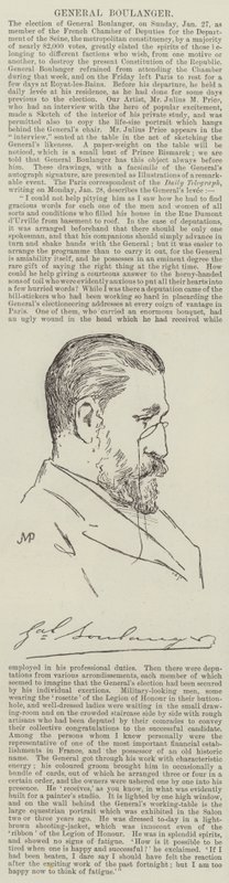 General Boulanger von Julius Mandes Price