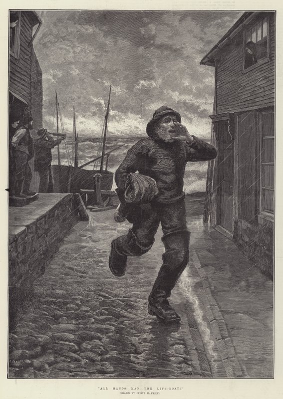 Alle Mann an die Rettungsboote! von Julius Mandes Price