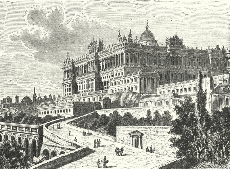 Königspalast, Madrid, Spanien von Karl Muller