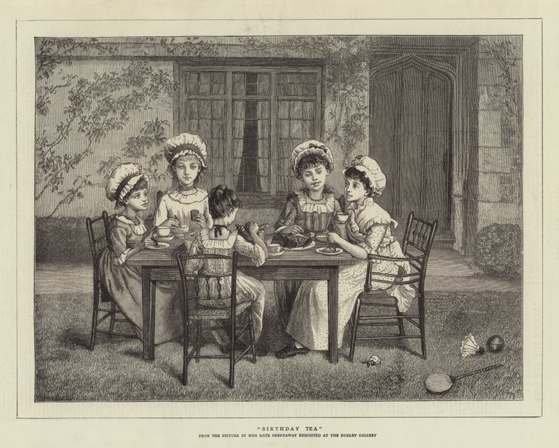Geburtstagstee von Kate Greenaway