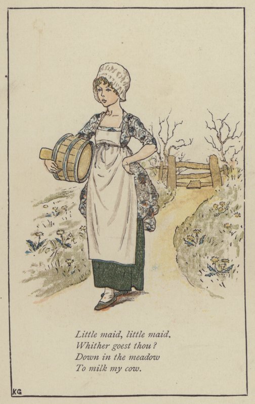Kleines Mädchen, kleines Mädchen von Kate (after) Greenaway