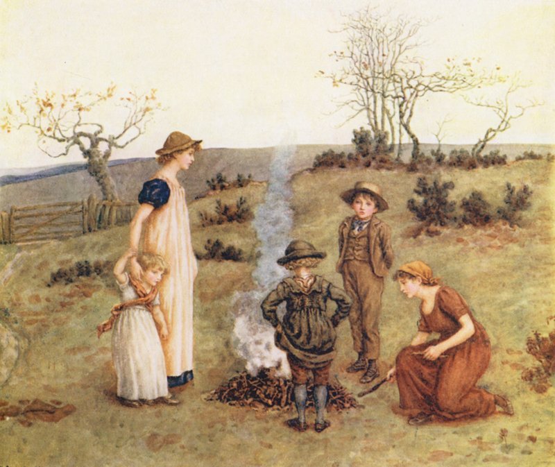 Das Stockfeuer von Kate (after) Greenaway