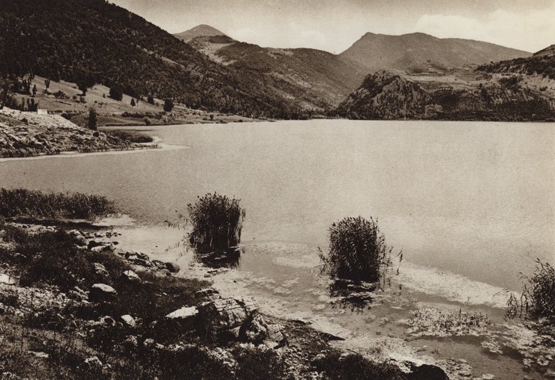 Italien: Lago di Scanno, Abruzzen von Kurt Hielscher
