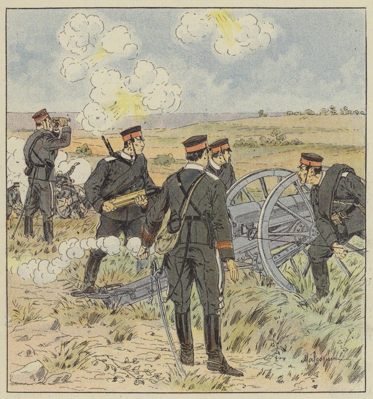 Japanische Feldartillerie von L. Malespine