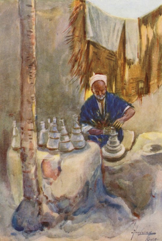 Menschen von Ägypten: Töpfer, Fokarani von Lance Thackeray