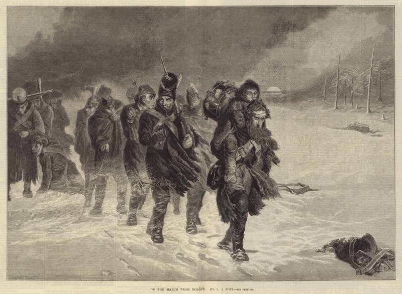 Auf dem Marsch von Moskau von Laslett John Pott