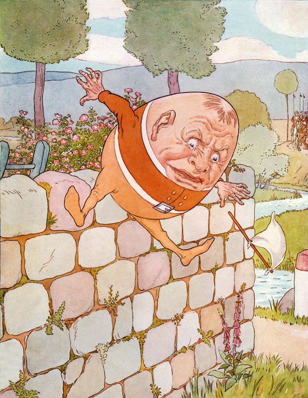 Humpty Dumpty von Leonard Leslie Brooke
