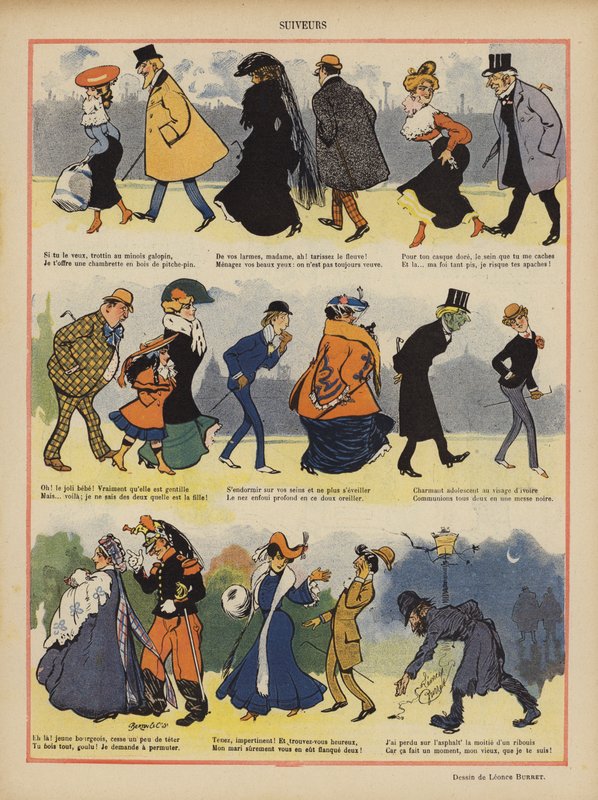 Illustration für Le Rire von Leonce Burret
