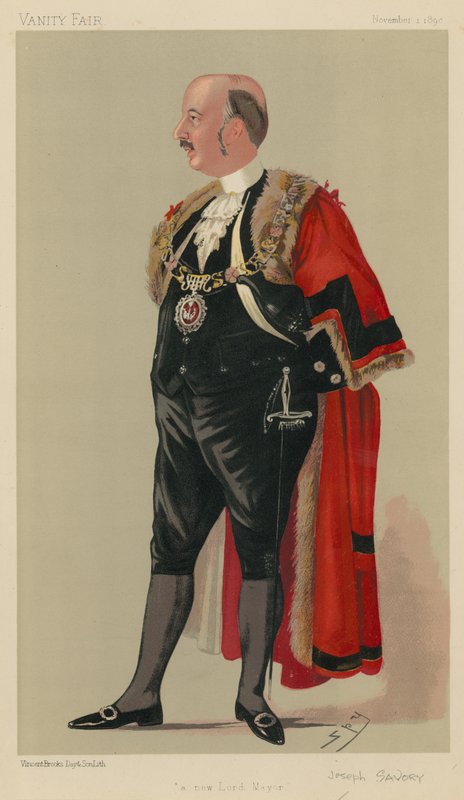 Herr Stadtrat Joseph Savory von Leslie Matthew Ward