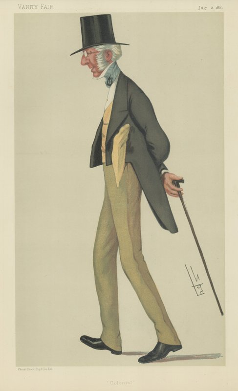 Herr Charles Cox von Leslie Matthew Ward