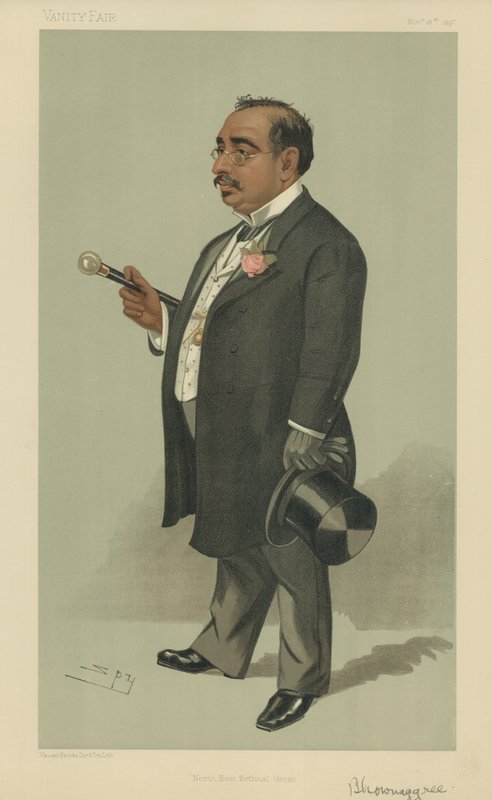 Herr Mancherjee Merwanjee Bhownagree von Leslie Matthew Ward