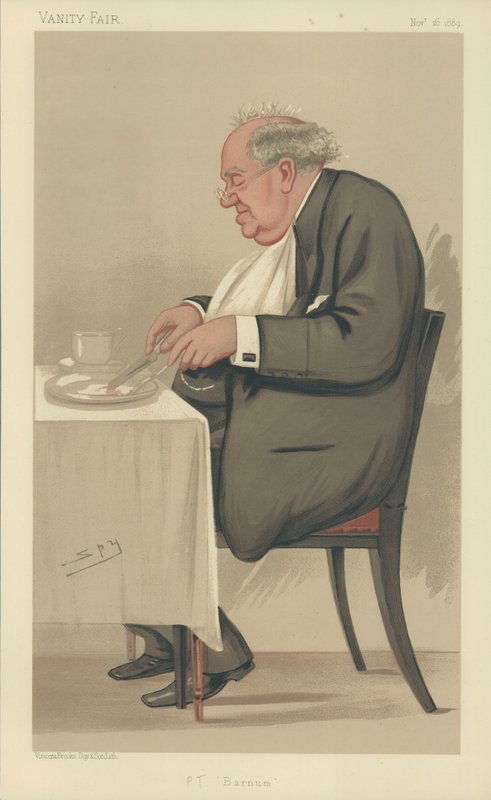 Mr P T Barnum von Leslie Matthew Ward