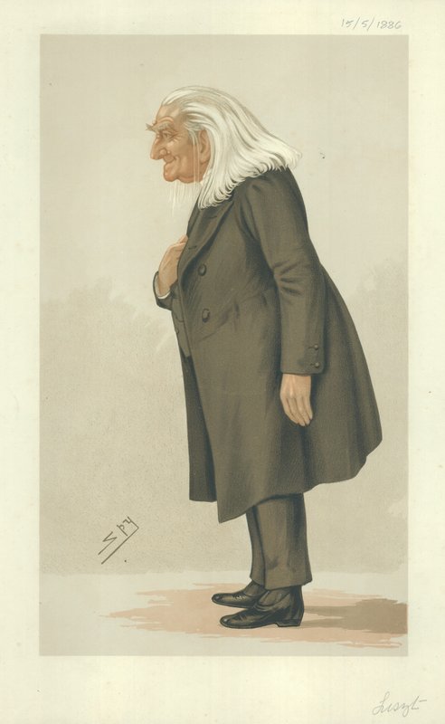 Der Abt Franz Liszt von Leslie Matthew Ward