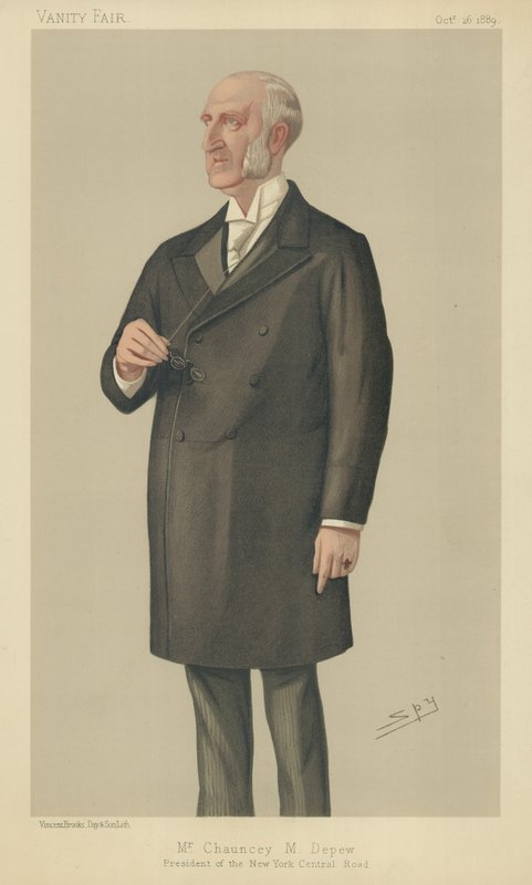 Der ehrenwerte Cauncey Mitchell Depew von Leslie Matthew Ward
