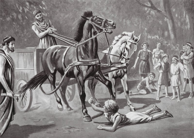Alkibiades trotzt dem Fuhrmann von Leslie Mosley