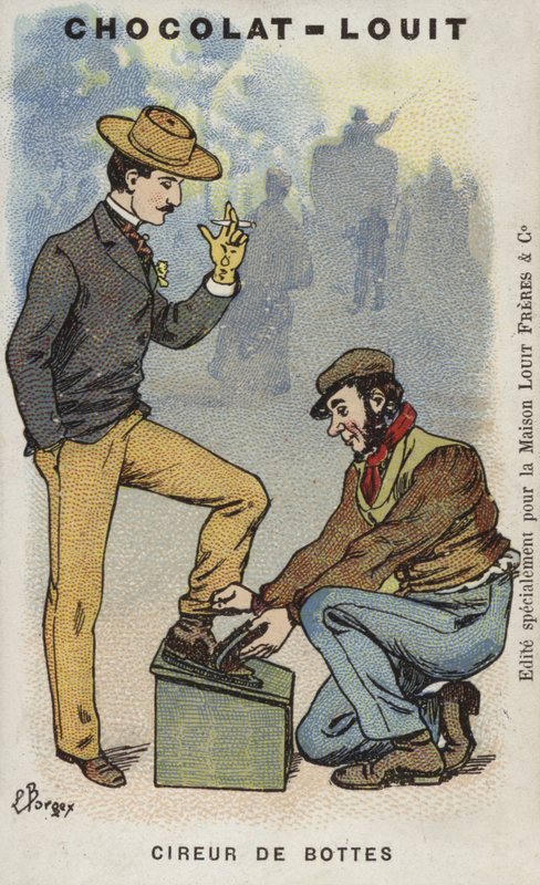 Schuhputzer von Louis Borgex