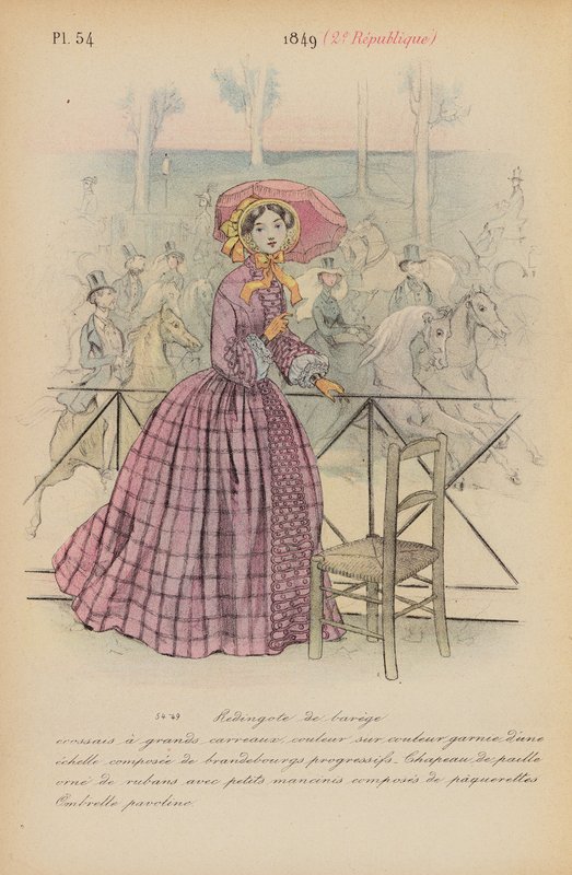 Französische Mode: 1849, 2. Republik von Louis Colas