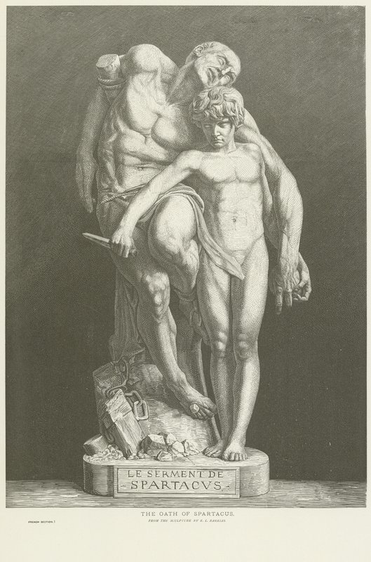 Der Eid des Spartacus von Louis Ernest Barrias