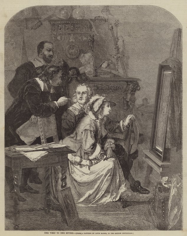 Der Besuch im Atelier von Louis Haghe