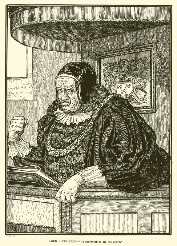 Lord Hate-Good (Gravur) von Louis John Rhead