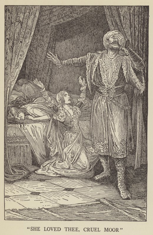 Sie liebte dich, grausamer Mohr von Louis John Rhead