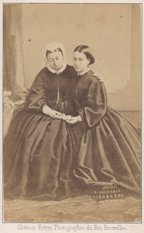 Königin Victoria und ihre Tochter von Louis Joseph Ghemar