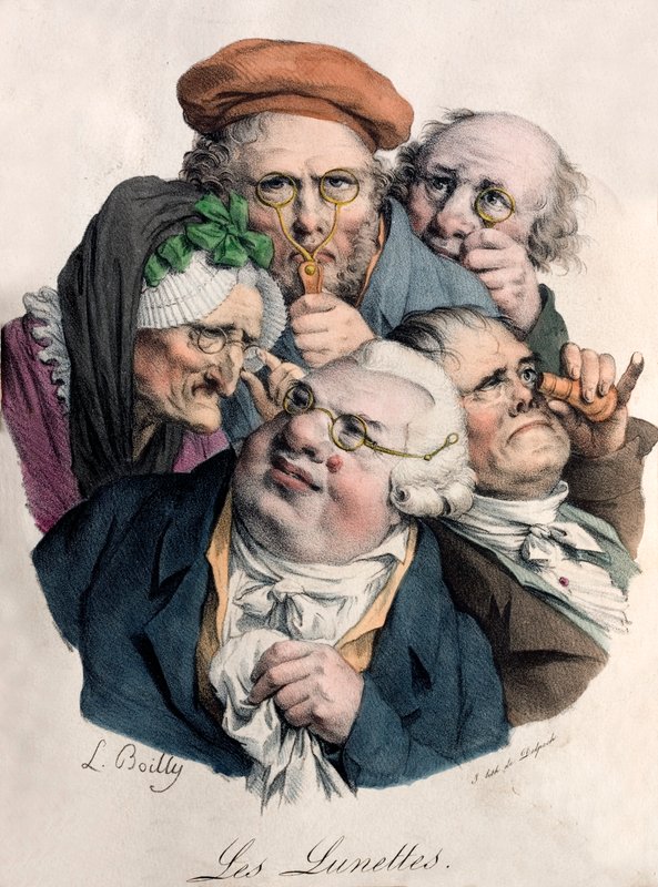 Brille von Louis Leopold (after) Boilly