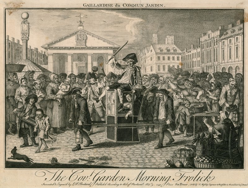 Der morgendliche Frohsinn im Covent Garden von Louis Philippe Boitard