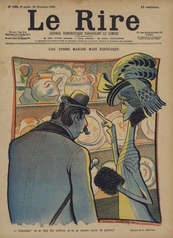 Illustration für Le Rire von Lucien Metivet