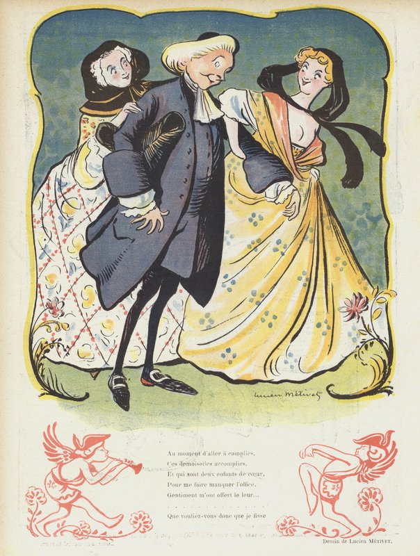 Illustration für Le Rire von Lucien Metivet