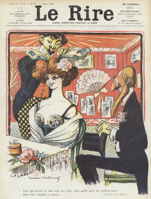 Illustration für Le Rire von Lucien Metivet