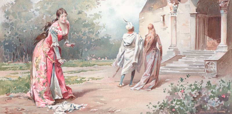 Illustration für Shakespeares Othello von Ludovico Marchetti